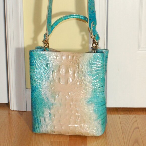 NWT BRAHMIN Amelia Ocean Ombre Melbourne - Picture 2 of 5